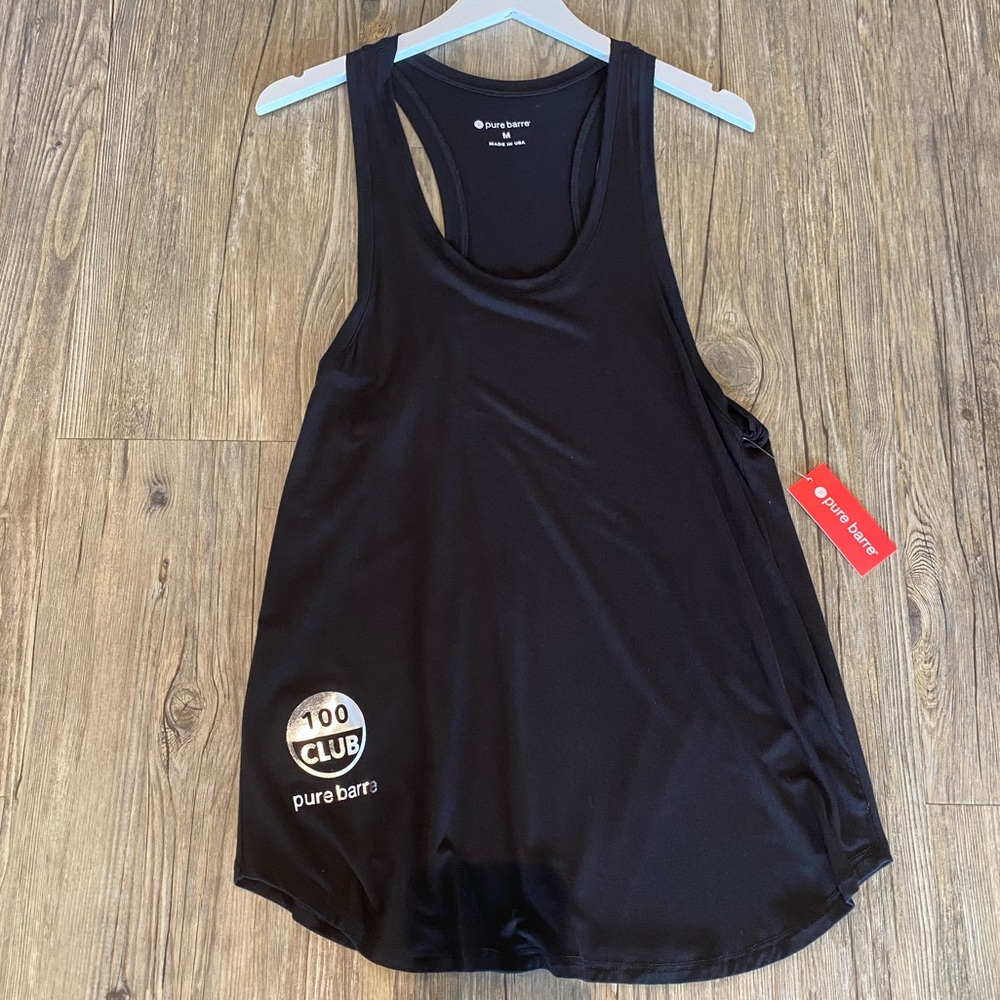 NWT Black Pure Barre Tank Size Medium